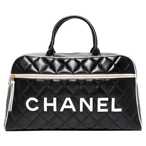 chanel duffle bag leather|chanel transparent tote bag.